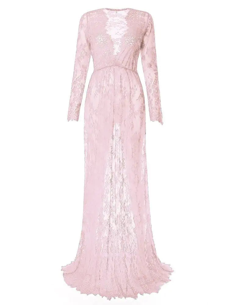 Lace Maternity Dress and Pajamas for Pregnant Women