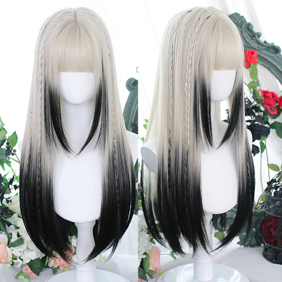 Long Curly Hair Chemical Fiber Wig for Women