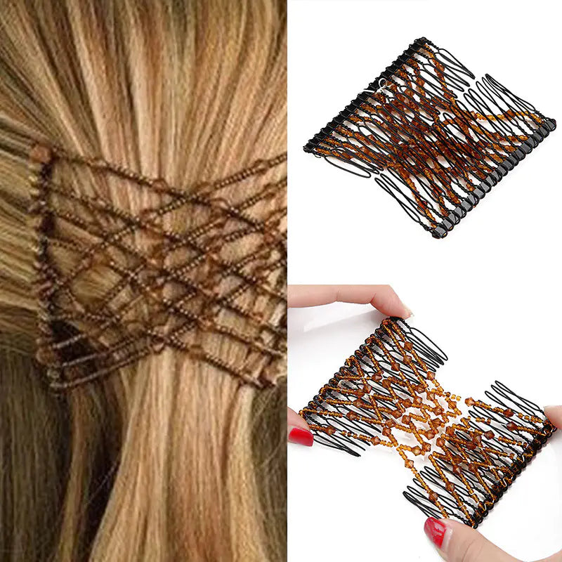 Bead Hair Comb, Wire Hair Styling Tool, Hair Brush