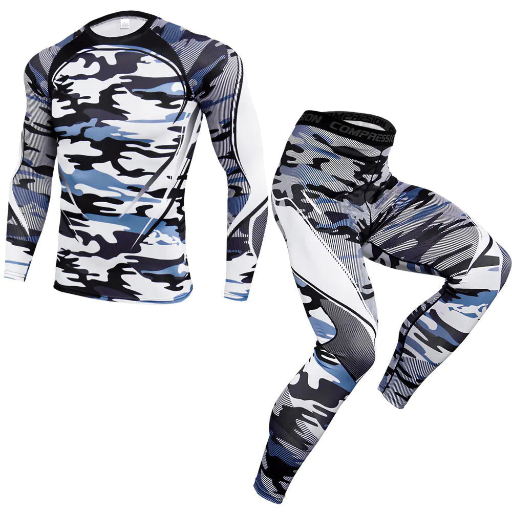 Men's Long Sleeve Training Suit for UFC MMA Fitness