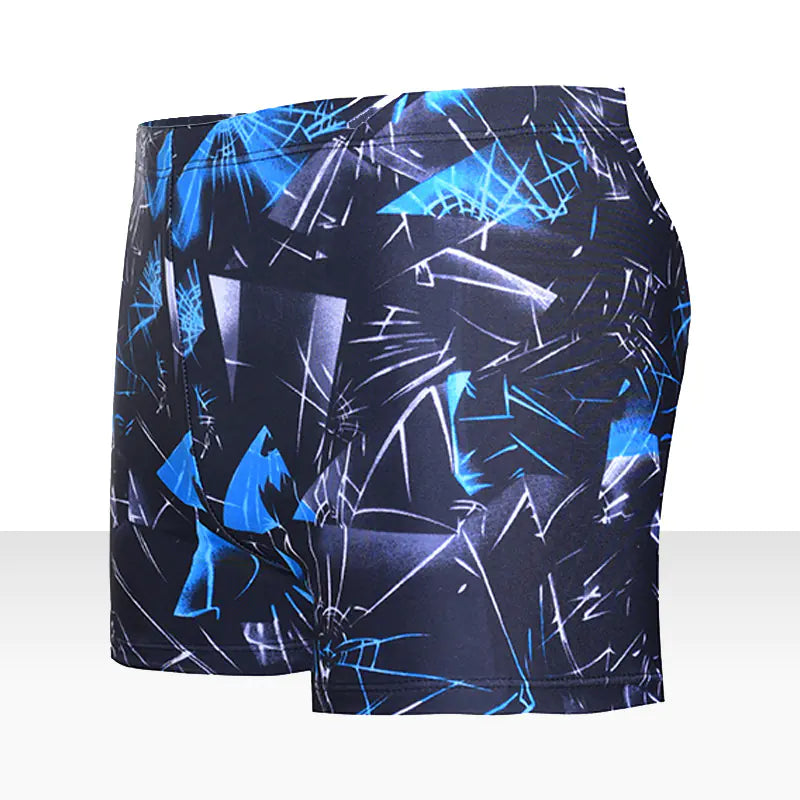 Men's Floral Swim Trunks - Plus Size Relaxed Fit
