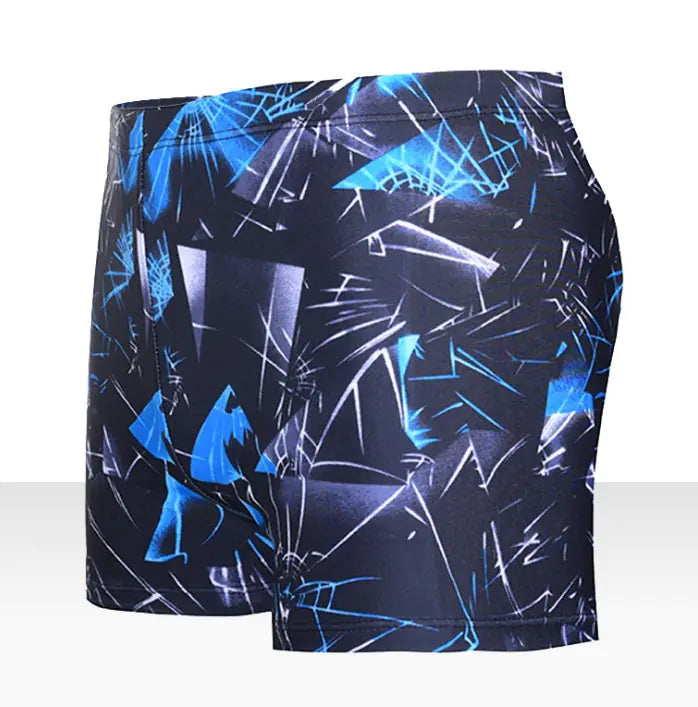 Men's Floral Swim Trunks - Plus Size Relaxed Fit