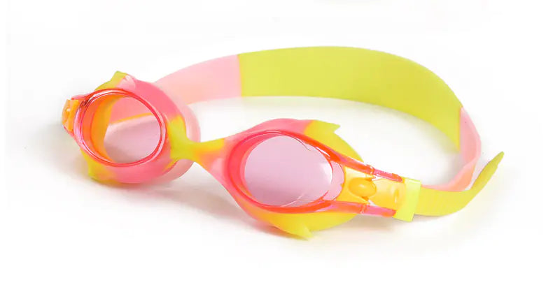 Cute Cartoon Silicone Swim Goggles for Kids