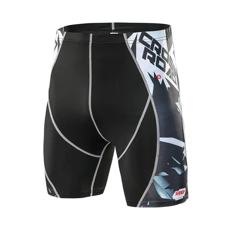 Men's Plus Size Boxer Swim Trunks - Five-Point Pants