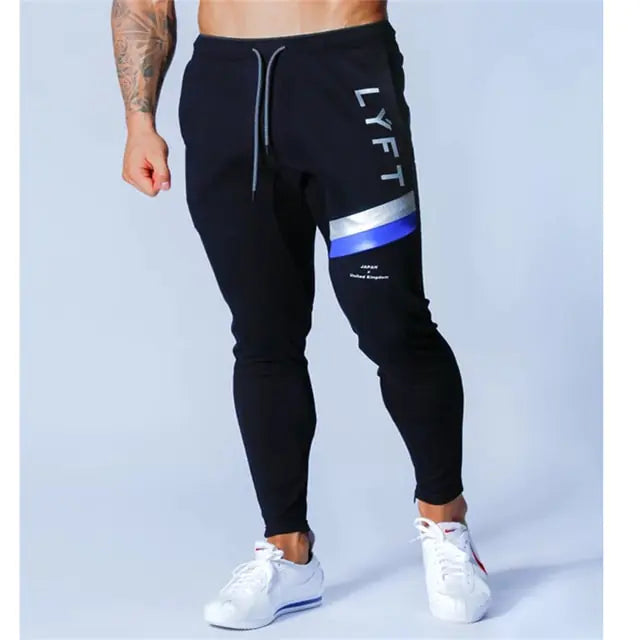 Men's Long Track Pants for Running and Gym Activewear