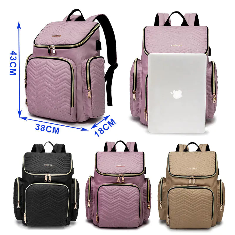 Large Capacity Multi-functional Diaper Backpack