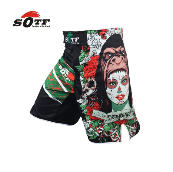 Men's MMA Muay Thai Shorts for Training and Fitness