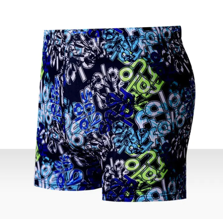 Men's Floral Swim Trunks - Plus Size Relaxed Fit