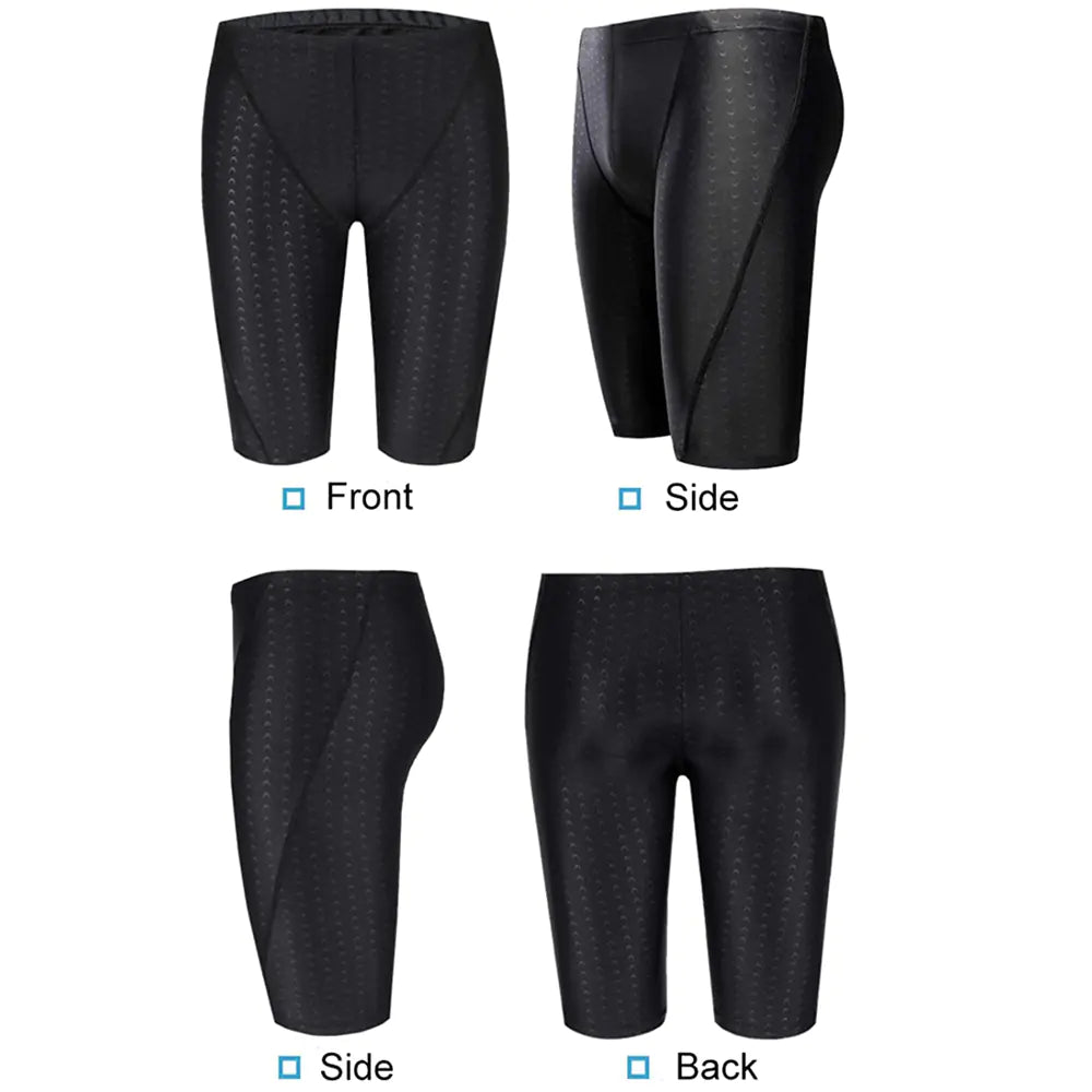 Men's Waterproof Racing Swim Trunks for Professionals