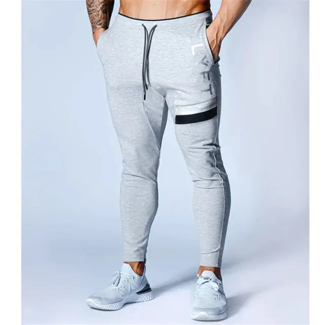 Men's Long Track Pants for Running and Gym Activewear
