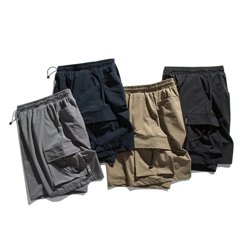 Thin Five-Point Mid-Pants Casual Sports Overalls