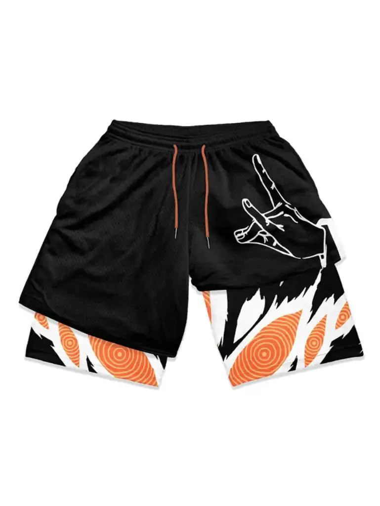 Anime Berserk 2-in-1 Men's Gym Shorts with 3D Print