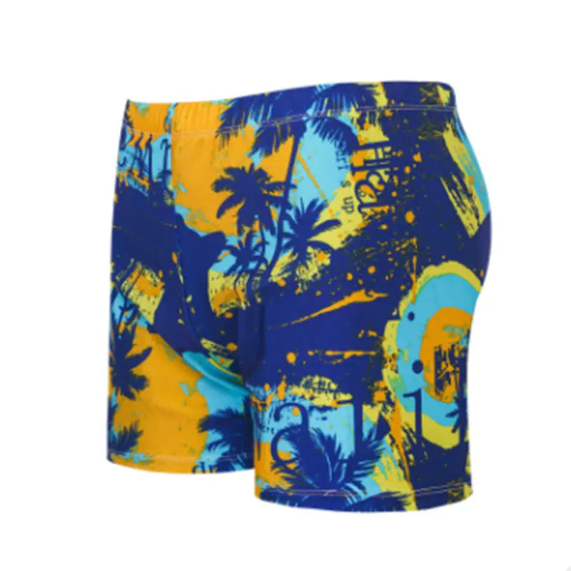 Men's Floral Swim Trunks - Plus Size Relaxed Fit