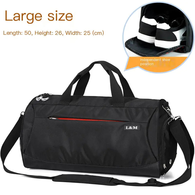 Large Capacity Oxford Cloth Travel Bag for Gym & Swim