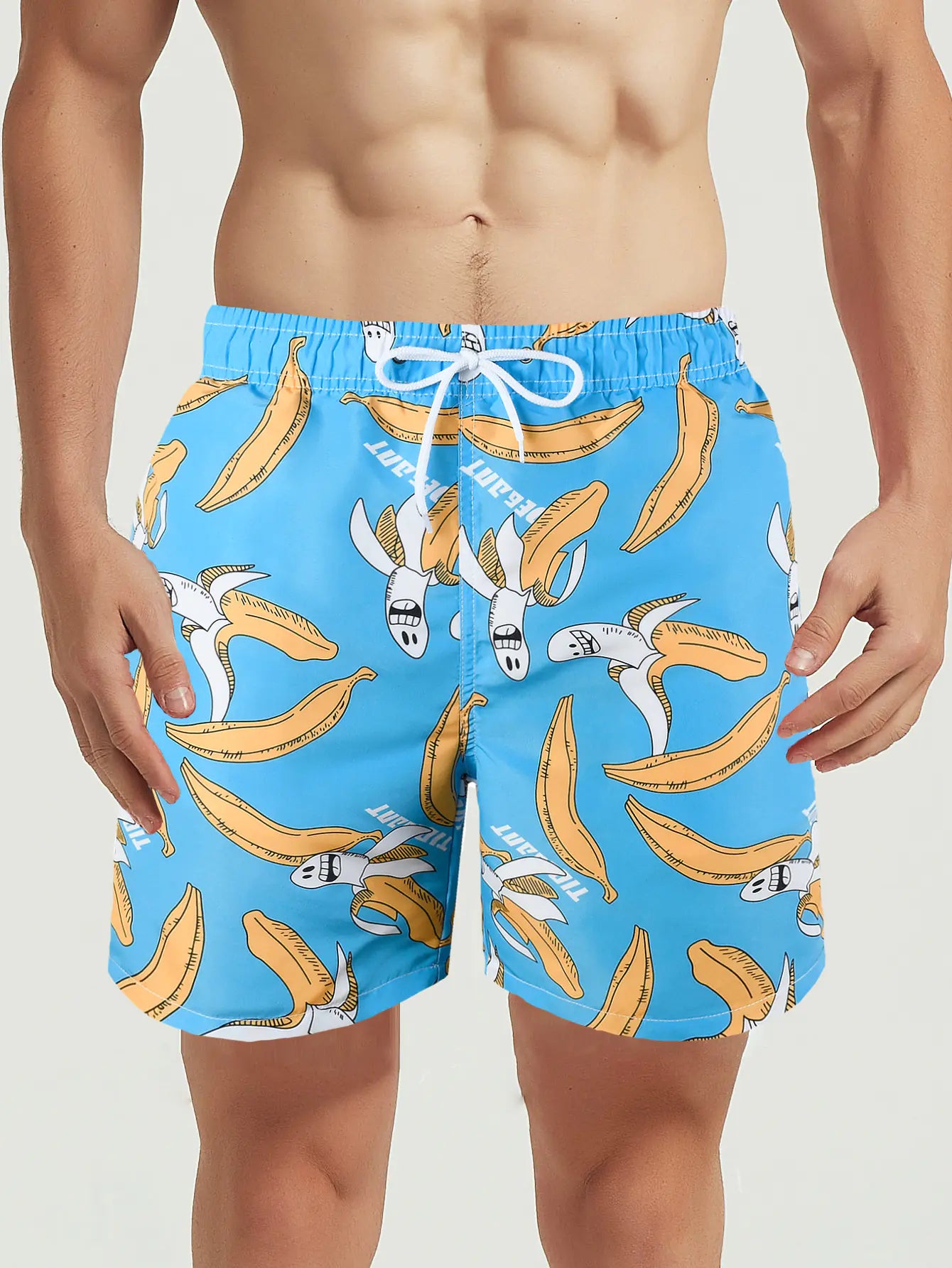 Men's Dual Layer Quick-Dry Swim Shorts (Athletic Fit)