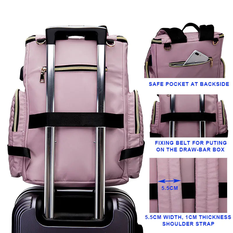 Large Capacity Multi-functional Diaper Backpack