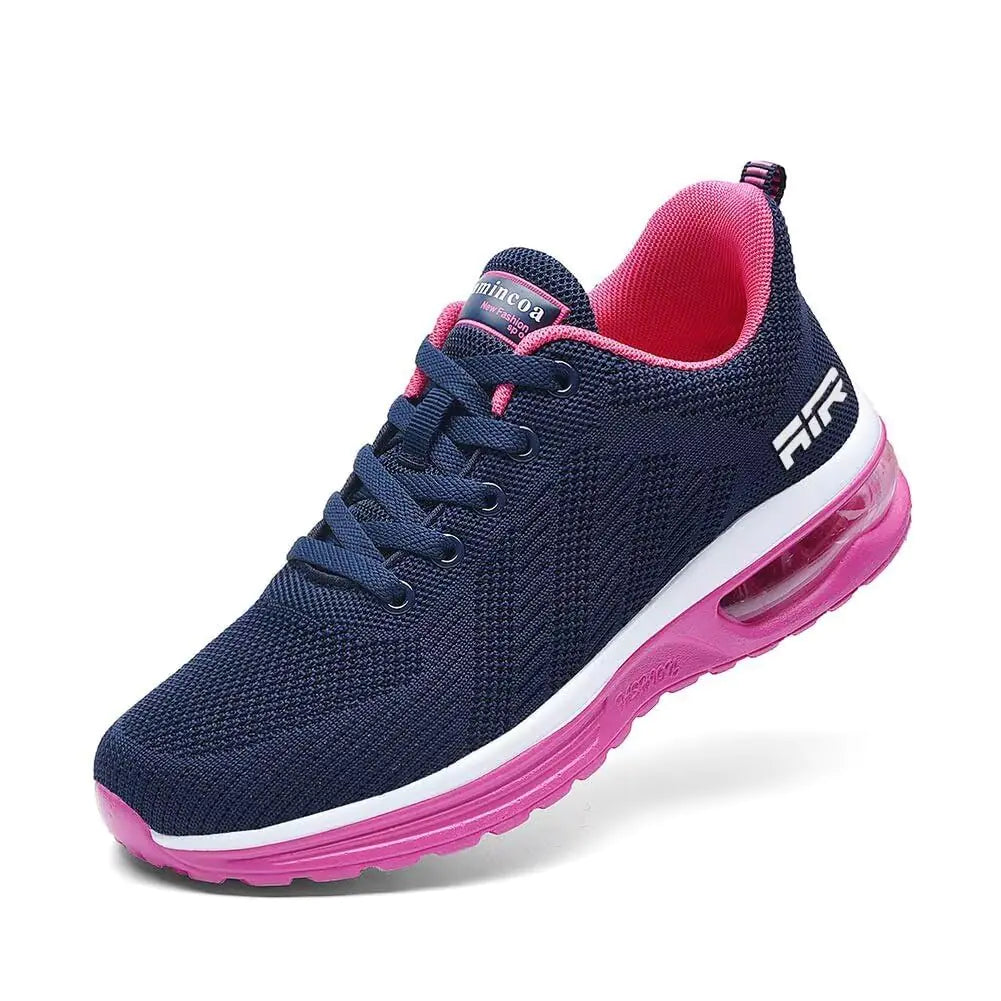 ZOOMCO Womens Air Running Shoes Womens Walking Shoes Lightweight Women Sneakers Air Cushion Tennis Shoes for Gym Workout Sports