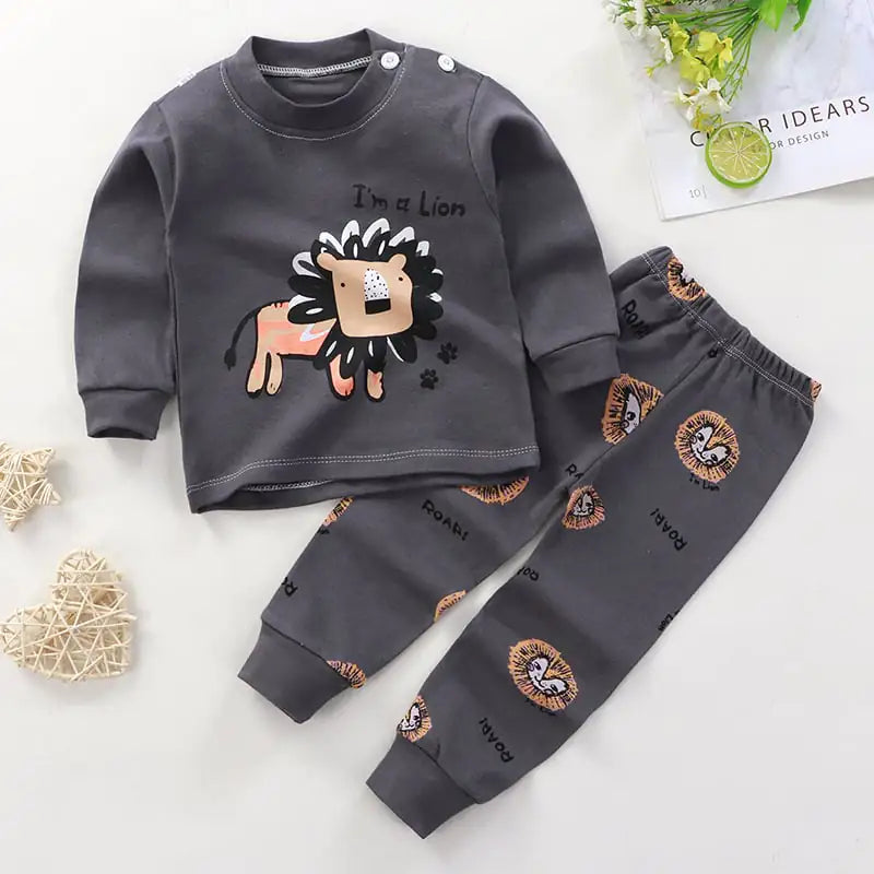 Children's Cotton Pajamas Set for Boys and Girls