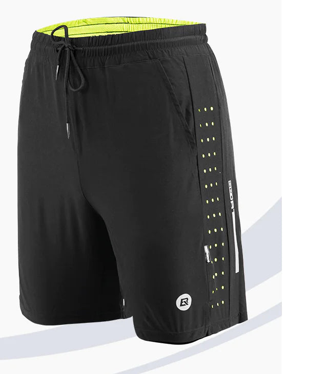 Men's Fitness Running Gym Shorts with Inner Lining