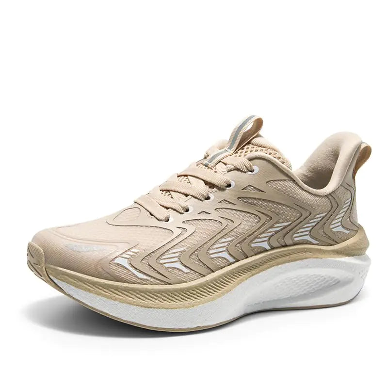 ALLSWIFIT Womens Running Walking Tennis Shoes Comfortable Non-Slip FlyLife Breathable Athletic Workout Gym Cross Trainer Sports SneakersSize 6.5ApricotSARR021W