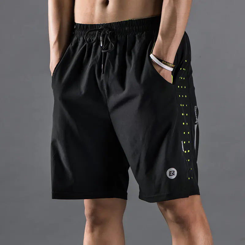 Men's Fitness Running Gym Shorts with Inner Lining
