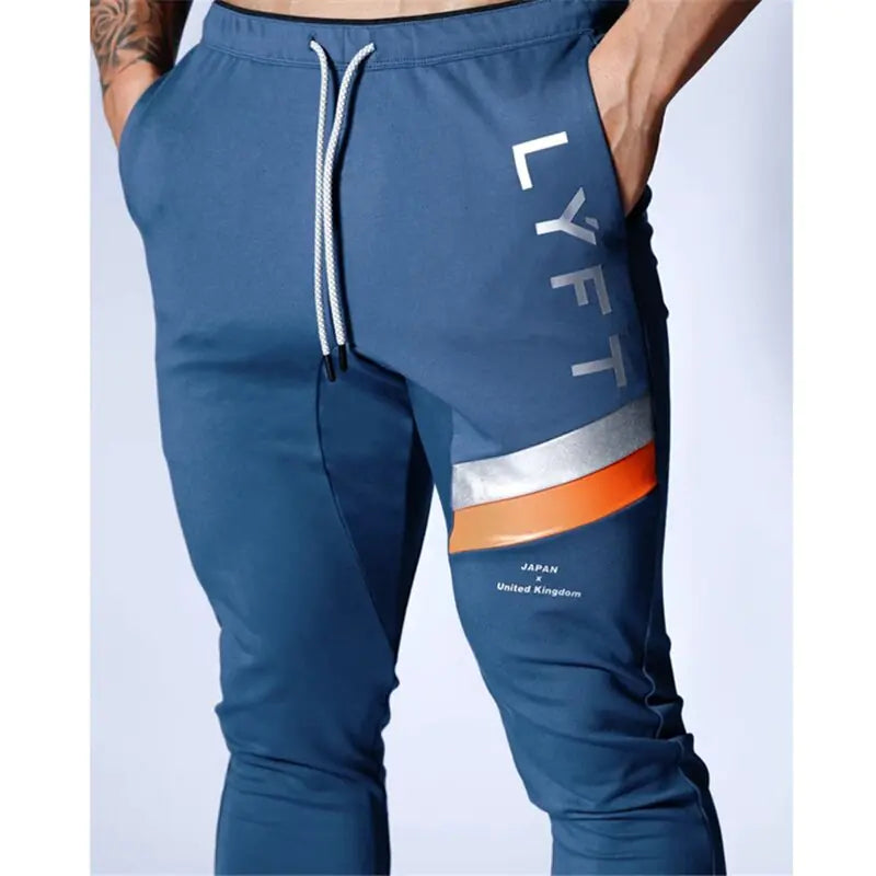 Men's Long Track Pants for Running and Gym Activewear