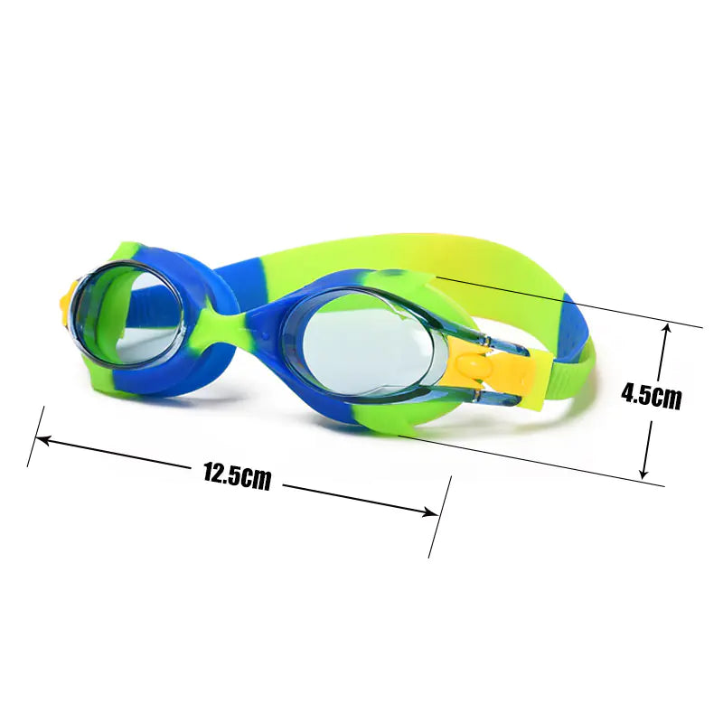 Cute Cartoon Silicone Swim Goggles for Kids
