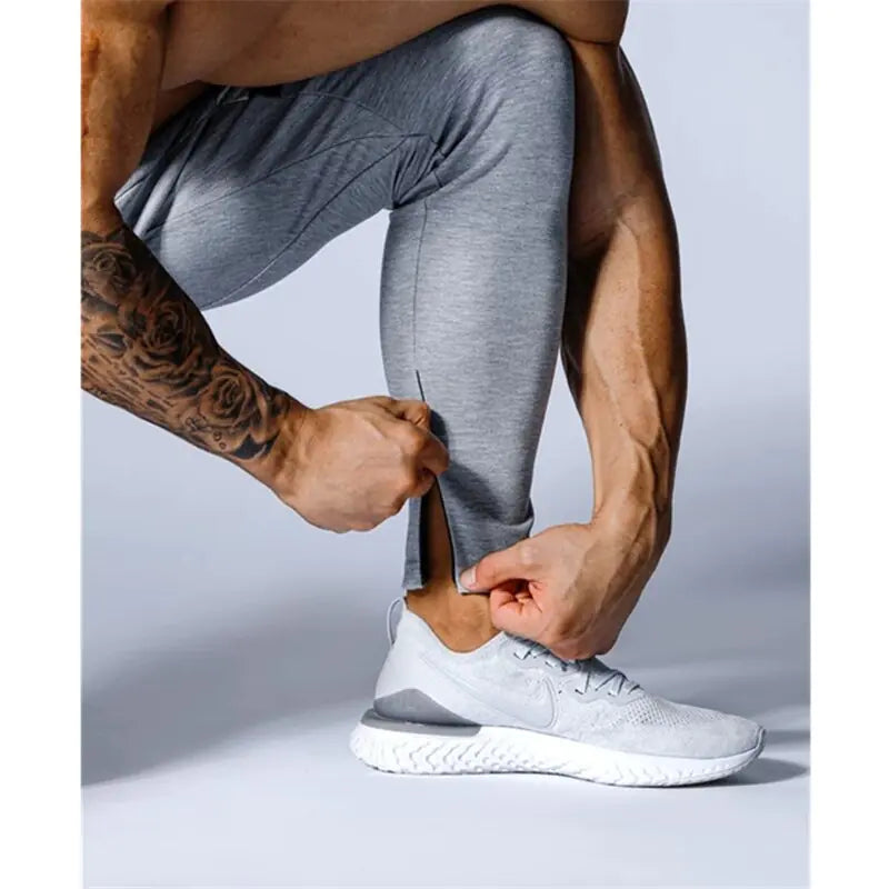 Men's Long Track Pants for Running and Gym Activewear
