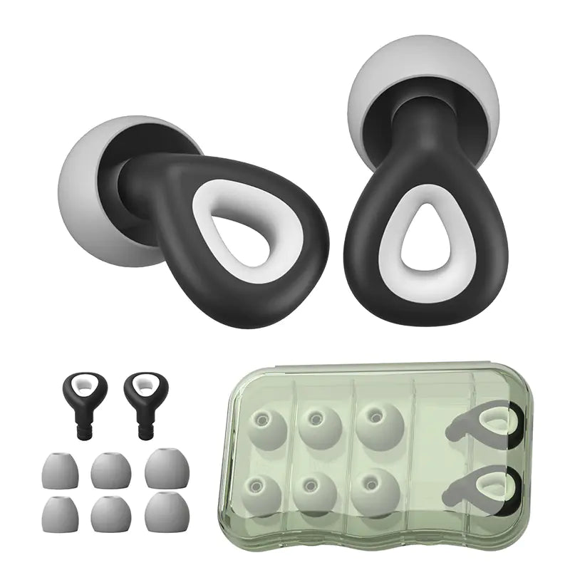 Silicone Noise-Canceling Earplugs for Sleep & Swim