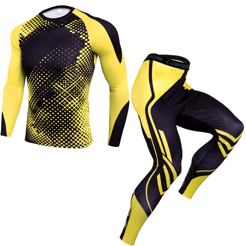 Men's Long Sleeve Training Suit for UFC MMA Fitness