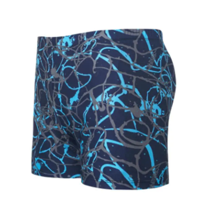 Men's Floral Swim Trunks - Plus Size Relaxed Fit